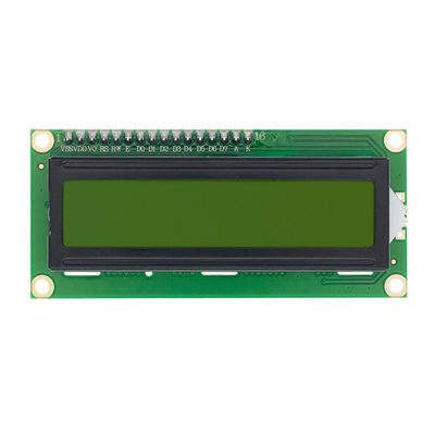 Un buon prezzo. Modulo giallo dell'esposizione dell'affissione a cristalli liquidi dello schermo 16x2 dell'affissione a cristalli liquidi del carattere LCD 16x2 del modulo 1602 del carattere della PANNOCCHIA in linea