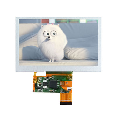 Un buon prezzo. Esposizione sottile LCD a 4,3 pollici dell'affissione a cristalli liquidi 800x480 del modulo COF di HMI IPS senza tocco che gioca animazione in linea