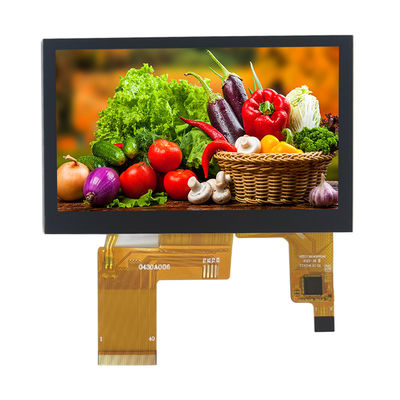 Un buon prezzo. modulo luminoso dell'esposizione dell'affissione a cristalli liquidi dello schermo attivabile al tatto ST7262 350 capacitivi TFT di 4.3inch 800x480 IPS in linea
