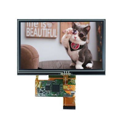 Un buon prezzo. Schermo a 4,3 pollici 800x480 della porta seriale di Tft HMI dell'esposizione di COF di tocco resistente sottile del modulo in linea